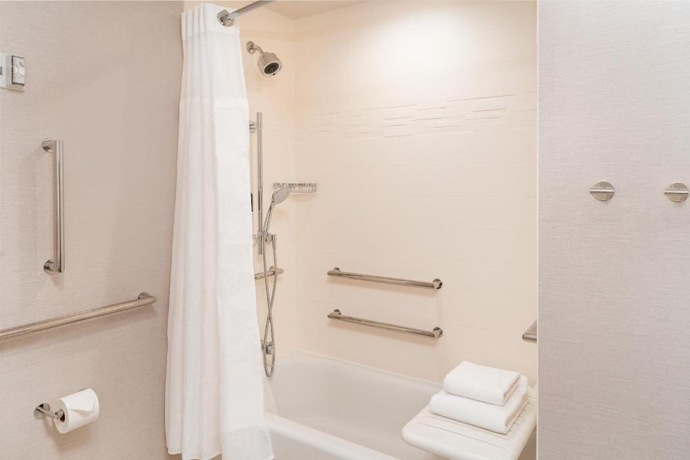 One-Bedroom Large Queen Suite with Sofa Bed and City View - Mobility/Hearing Accessible with Tub interior